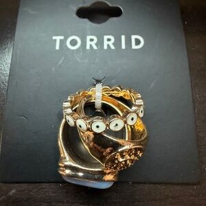 Torrid Gold and Silver Women's Rings Set
